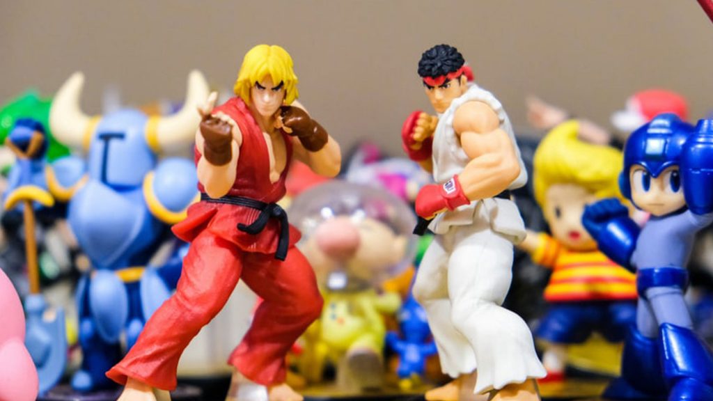 Photo of close up of toy figures bunched together