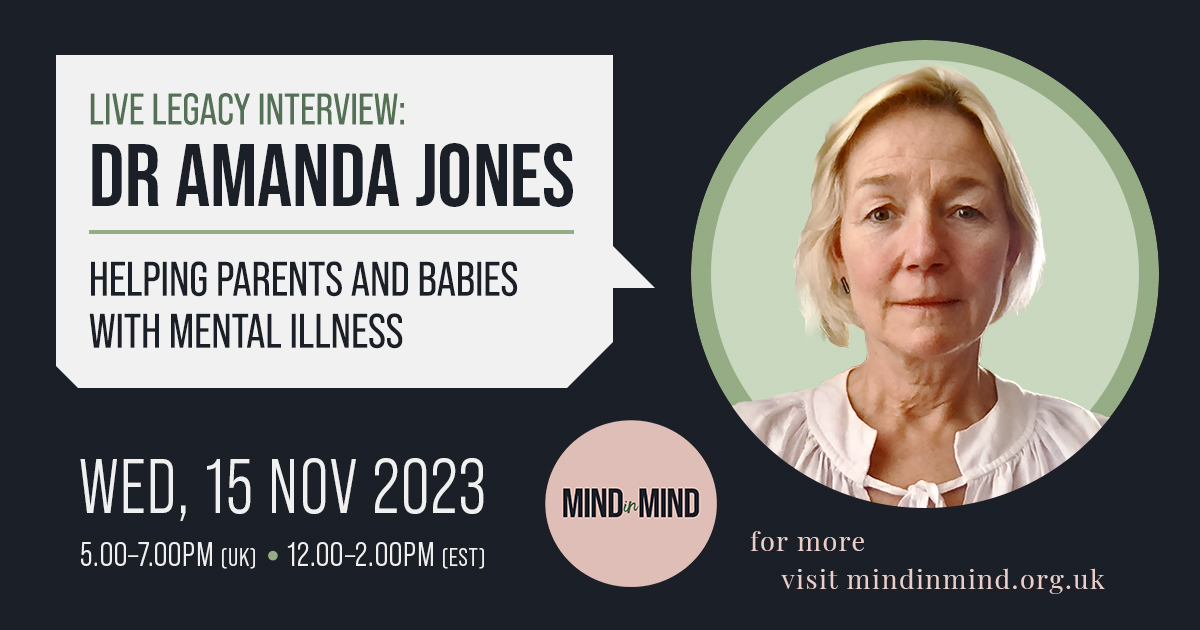 Dr Amanda Jones LIVE Legacy Interview 15 Nov 2023 | Advert for event with picture of Dr Amanda Jones