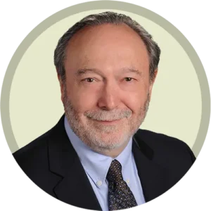 Stephen Porges photo in green circle bg